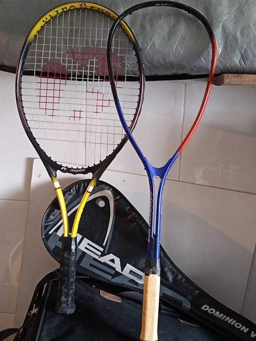 3 Raquetes Ténis e Squash