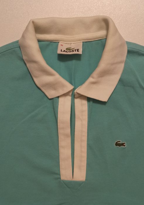 Turkusowa koszulka damska Lacoste rozm. 36