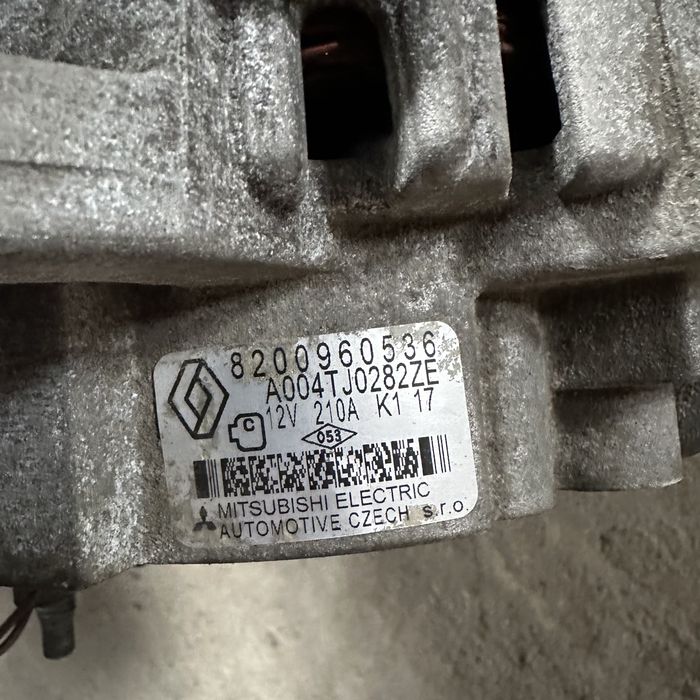 Генератор 1.5 2.0 Dci 210А 12V Renault Laguna 3 Megane 3 Scenic 3