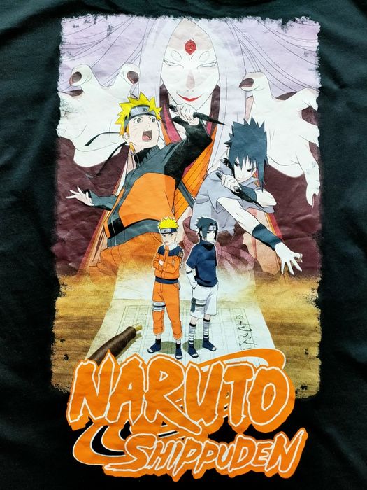 Czarna koszulka Naruto rozmiar M