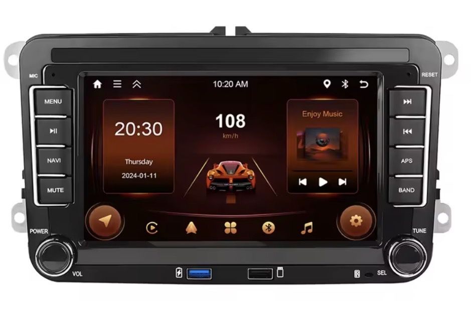 Radio Android VW Golf 5/6 Passat b6/b7 Touran Tiguan CarPlay/AndroidAu