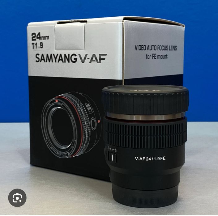 Samyang V-AF 24mm t-1.9 cinema line Sony