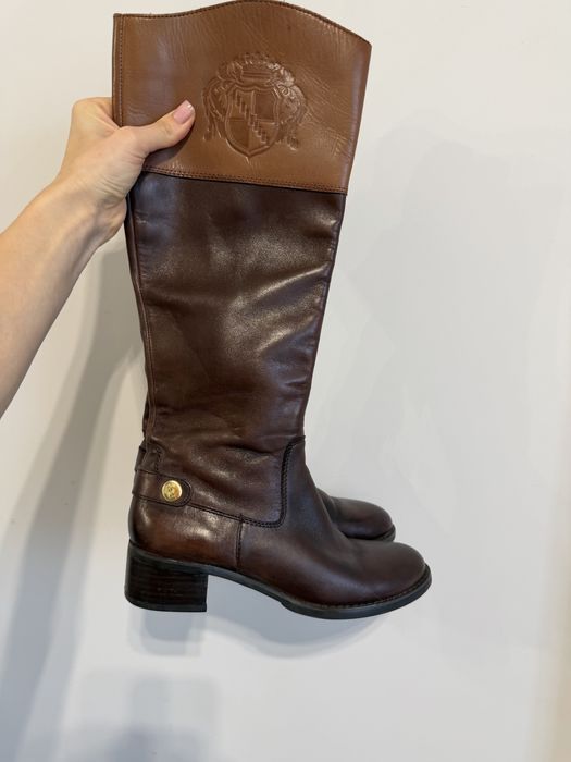 Skorzane kozaki Franco Sarto r.36,5