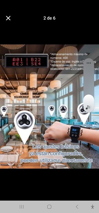 WNKRUN CS-400D Sistema de pager sem fio Sistema de pager remoto para r