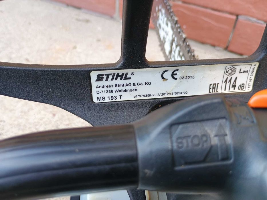 Pilarka Piła Stihl MS 193T Jednoręczna
