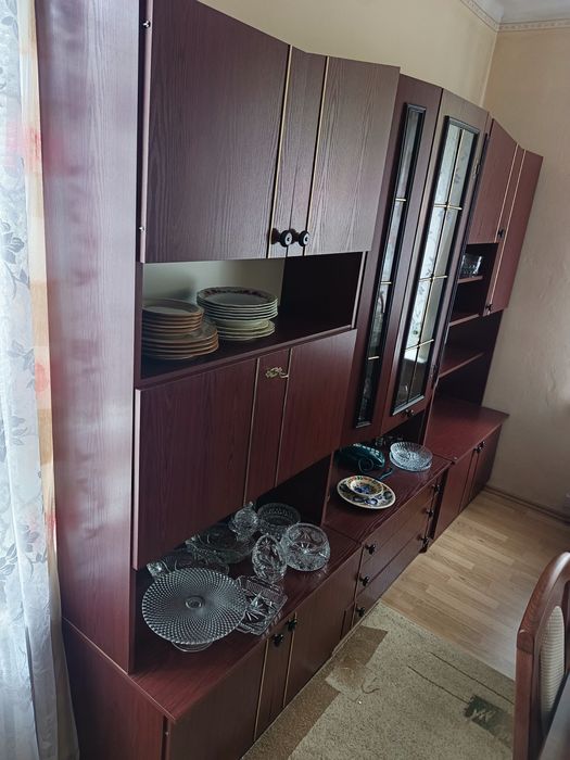 Meble meblościanka stolik RTV witryna