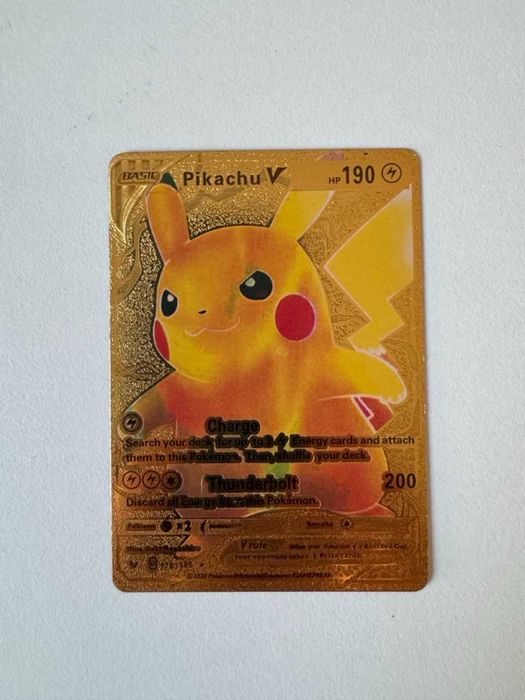 Karta POokemon Pikachu - Pikachu V, nr 170/185, 2020,  190 HP