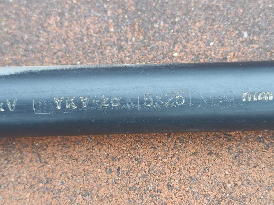 Kabel, przewód YKY-żo 5x25 miedziany 20m