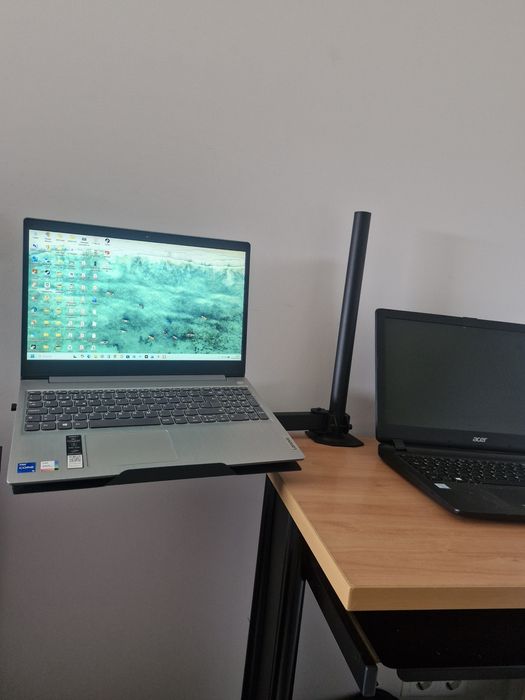 Suporte para notebook e monitor