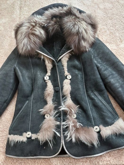 Kożuch damski krótki