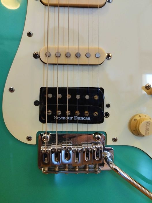 Schecter Nick Johnston HSS Custom | SeymourDuncan JB Upgrade | Atomic Green NOVO