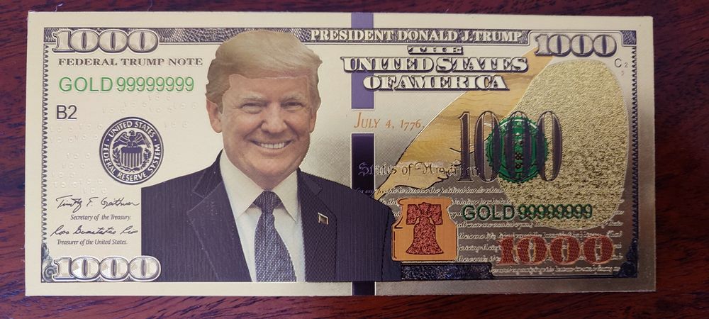 NOTA 1000 Donald Trump