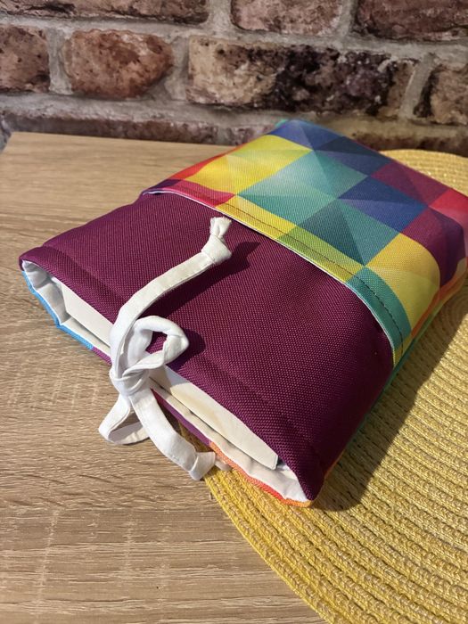 Otulacz etui na książkę  handmade