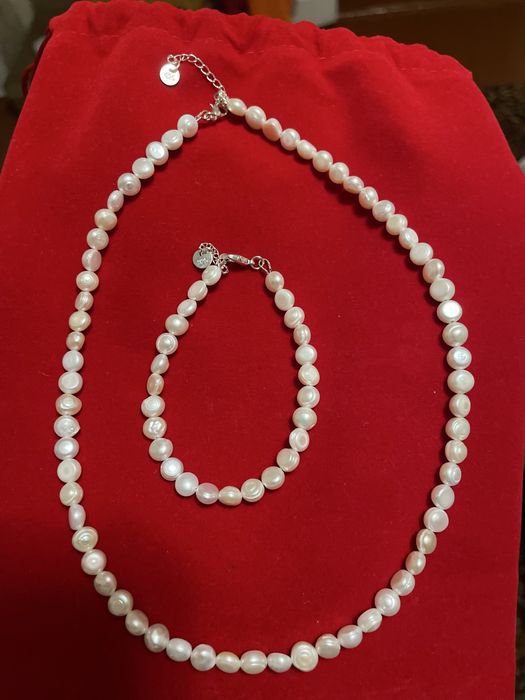 Набор с натурального жемчуга