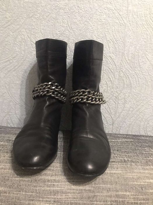 Продам ботинки кожанные