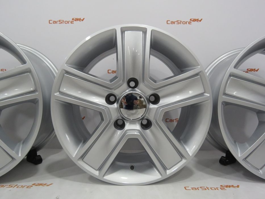Jantes Autocaravana R16X6.5 5X130 ET50 89.1 Cinza Prata