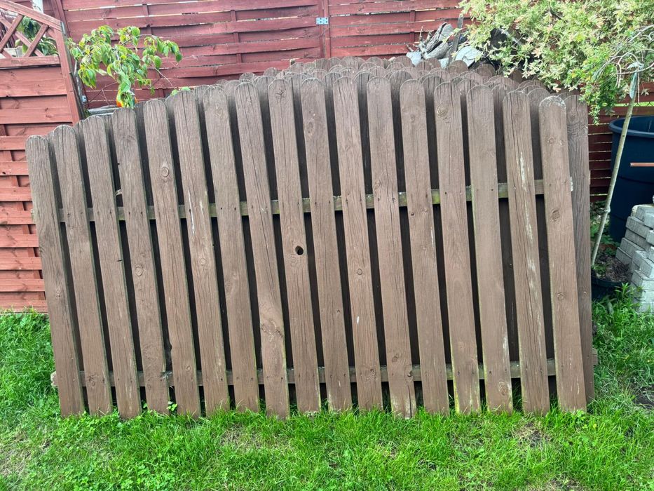 Ogrodzenie 11 sztuk przęsła płot