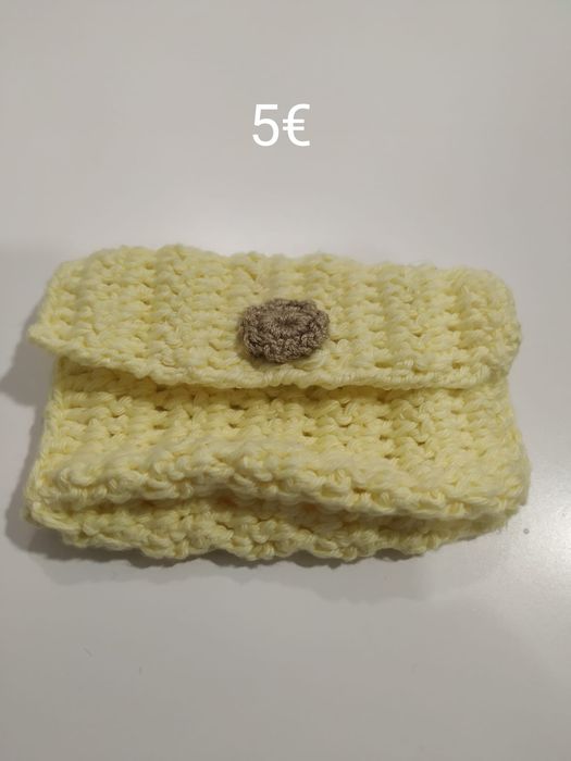 Carteiras em tricô apartir de