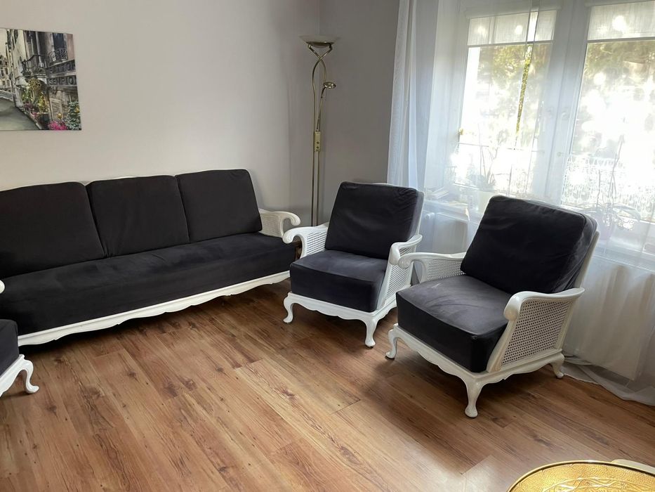 Sofa i 2 fotele komplet