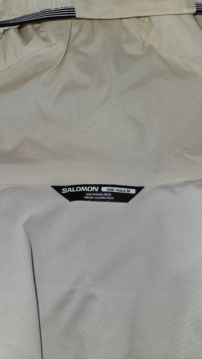 Casaco Salomon Mountain Flex branco creme mulher