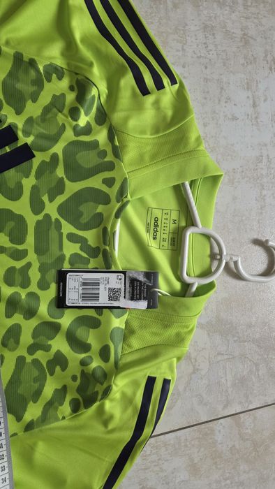 Koszulka techniczna męska Adidas  zielona roz.M