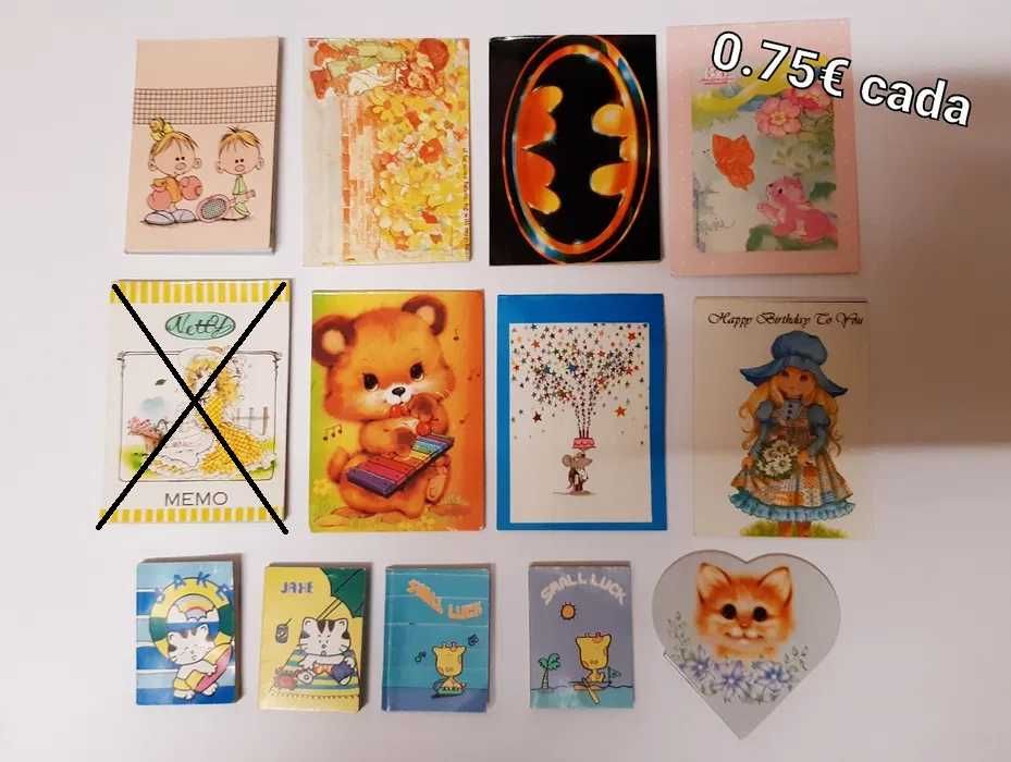 Blocos de folhas anos 80