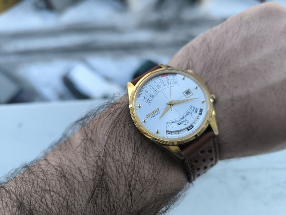 LATA 60 UNIKAT zegarek orient cesarski patelnia królewski multi year