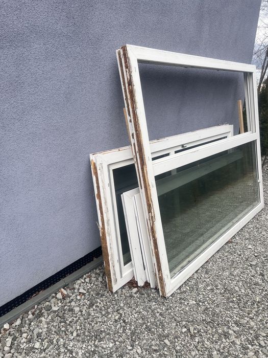 Okna z demontażu balkonowe i zwykle