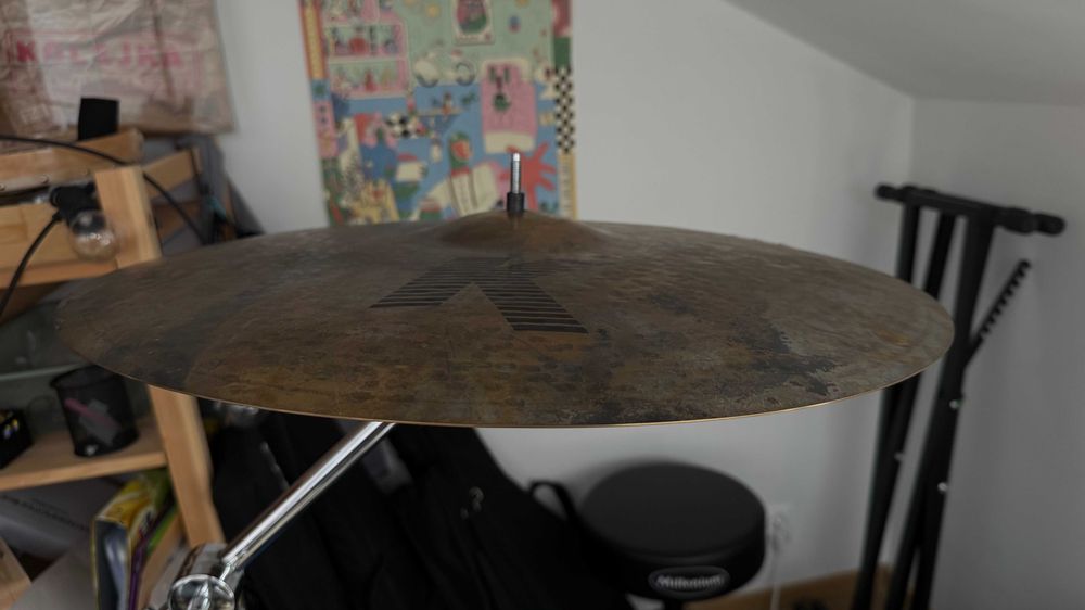 Zildjian 20" K Custom Left Side Ride Cymbal with Rivets
