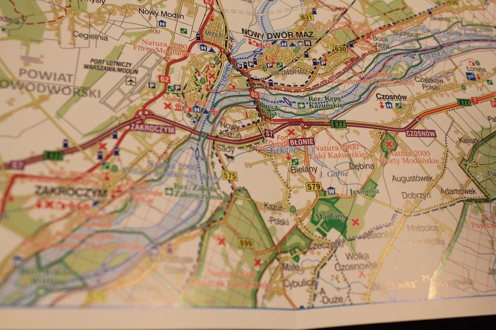 Wokół szlaku kajakowego Wkry - przewodnik mapa - 1713