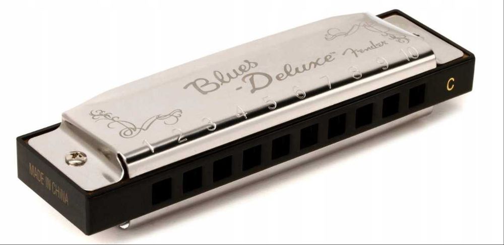 Harmonijka ustna Fender Blues Deluxe C + książka samouczek