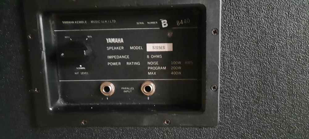 Coluna YAMAHA Club Series S315ES - 400W/Peak