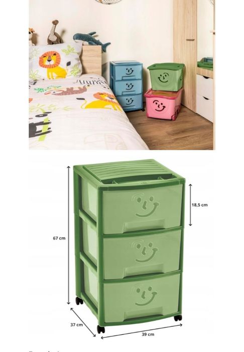 Organizator dziecięcy pojemnik na zabawki dla dzieci