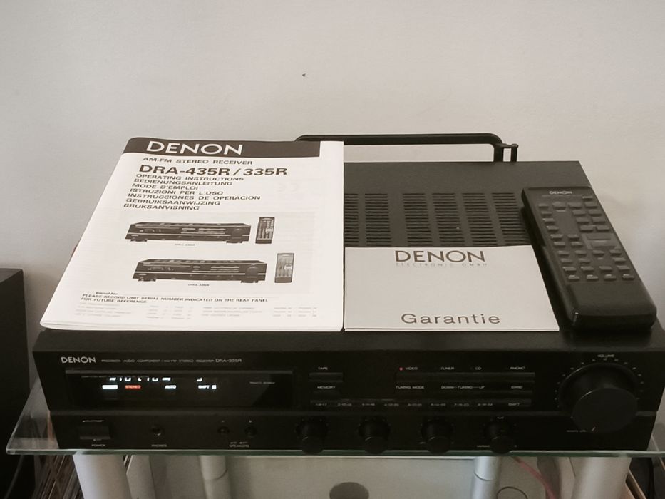 Стерео ресивер Denon DRA-335 ! Пульт  ! Відмінний стан !  Зроблено у Німеччині !