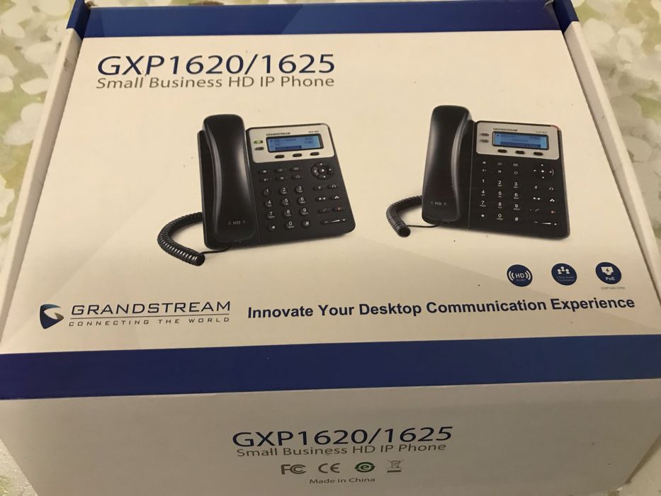 IP-телефон для бизнеса Grandstream GXP1625 VoIP в офис с адаптаром пит