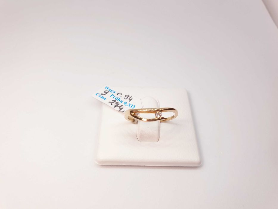 OKAZJA Piękny Złoty Pierścionek NOWY