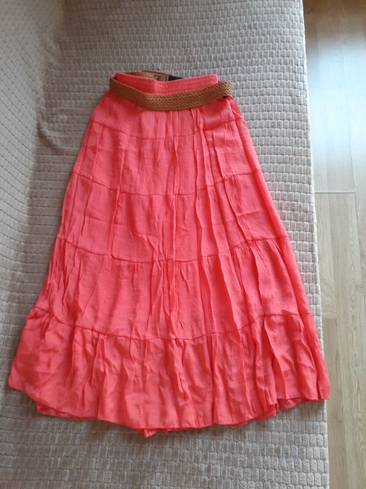 Спідниця на літо OLKO, р.L з паском + блузка