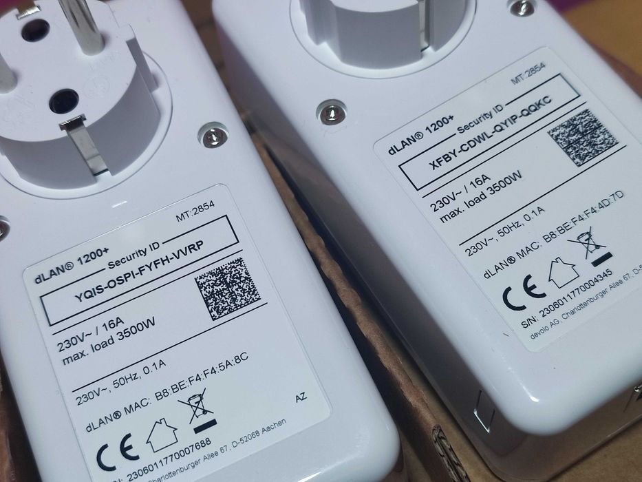 Kit 2x Devolo Powerline CPL 1200+