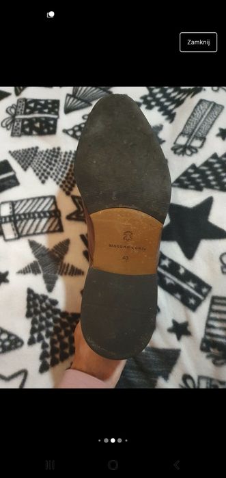 Buty do garnituru z naturalnej skóry