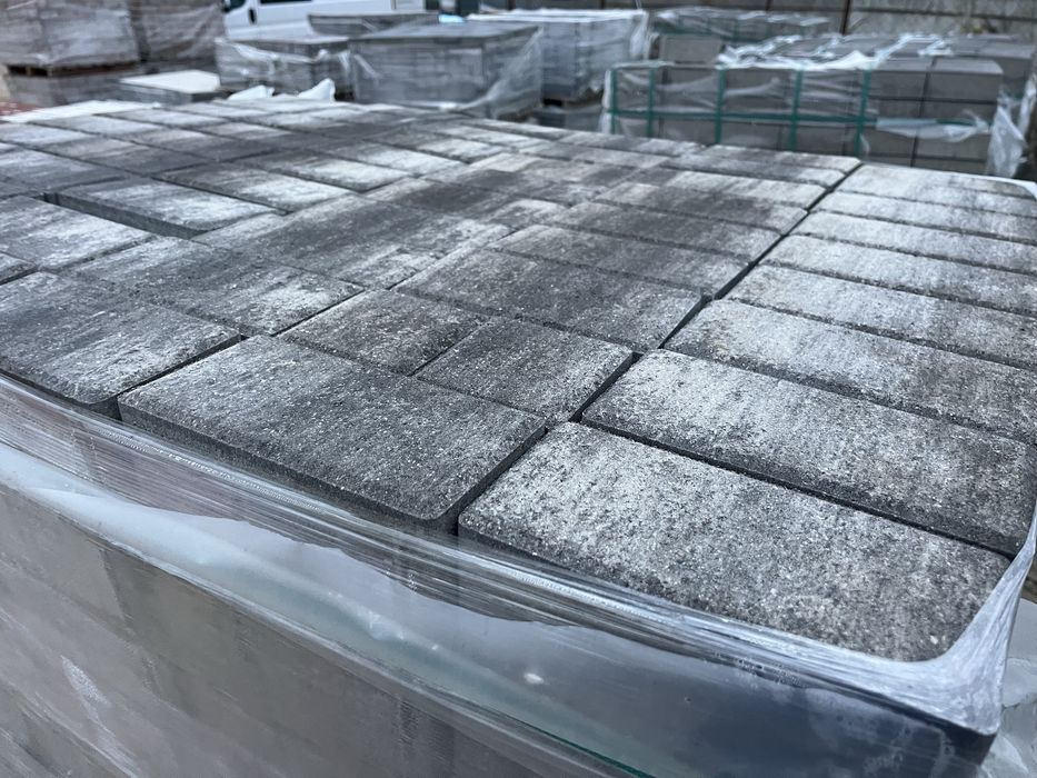 Kostka cegla 8cm antracytowa noc