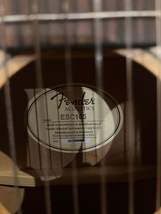 Fender ESC 105 gitara klasyczna