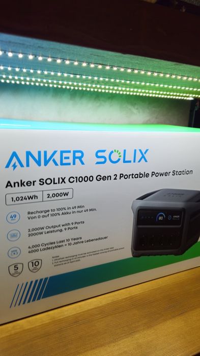 Зарядна станці Anker SOLIX C1000 Gen 2 НОВА