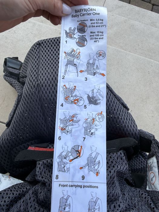 BabyBjorn One Air 3d mesh – nosidło