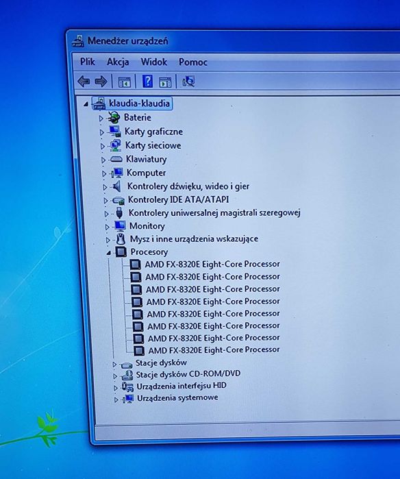 Komputer AMD FX-8320E 8-Core Processor