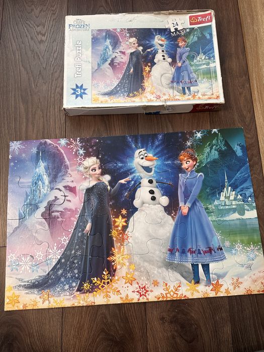 Дуже великі Пазли Trefl Пригоди Олафа, Крижане серце