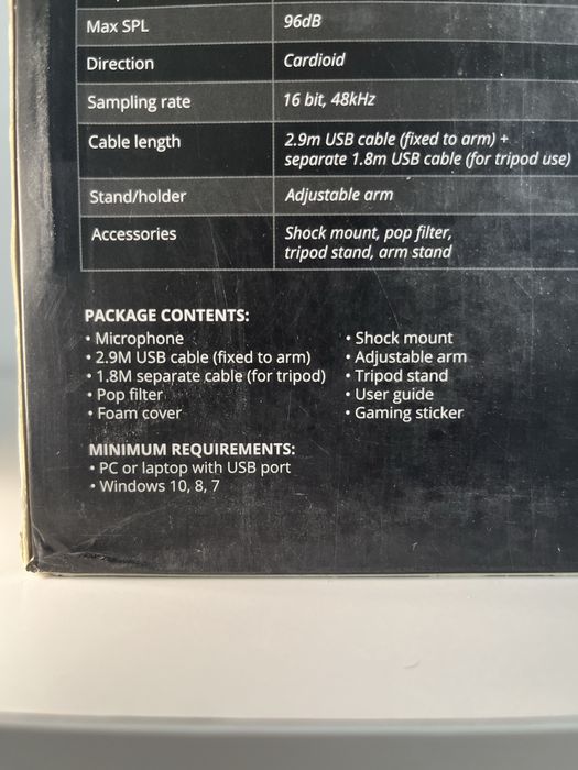 Microfone Trust GXT 252+ Emita Plus