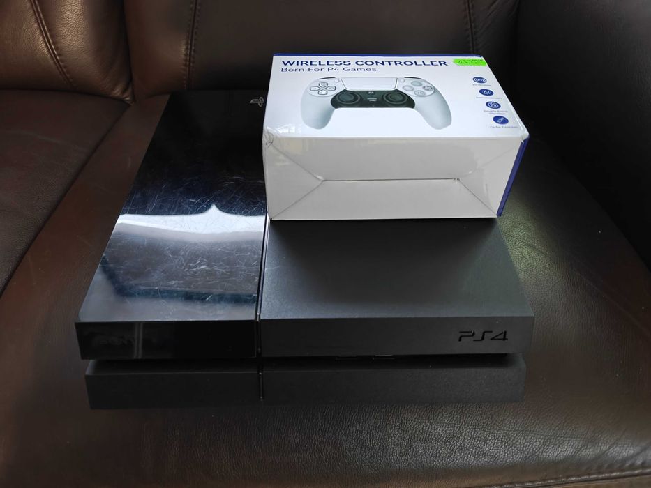 konsola PS4 Playstation 4 500GB zestaw pad zamiennik po czyszczeniu