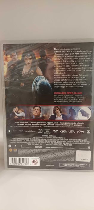 Batman Superman Świt sprawiedliwości DVD Nowy w folii