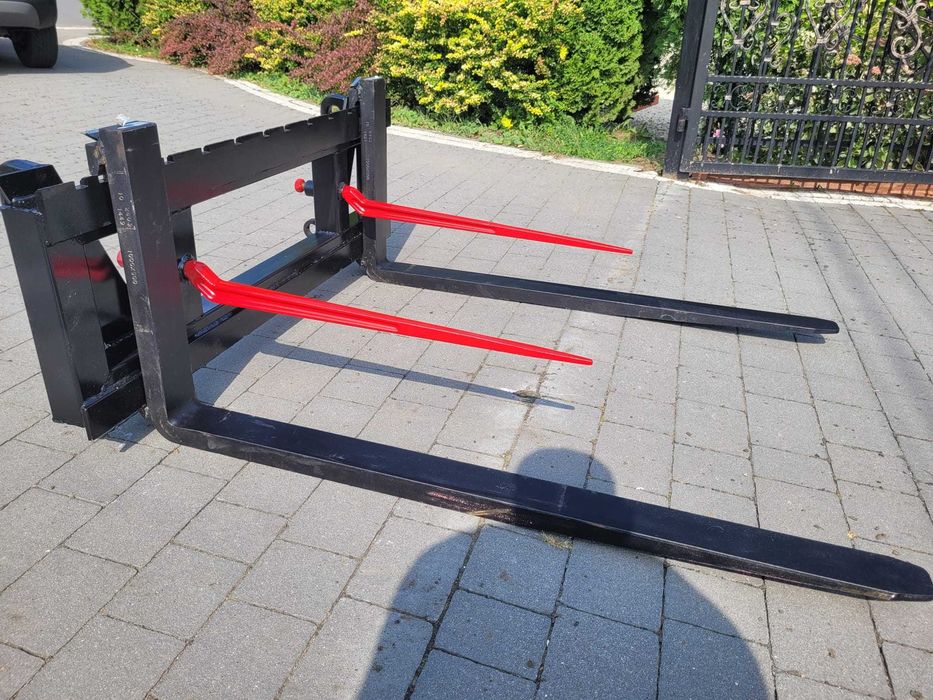 Paleciak/ Widły do palet 120cm do tura ciągnika/ ładowarki WZMOCNION