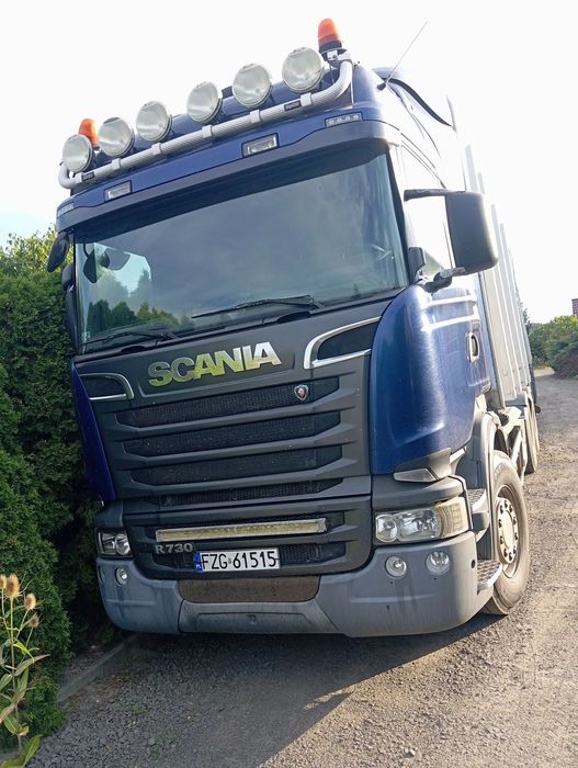Scania E730  Scania R730 do drewna/lasu plus przyczepa plus hds